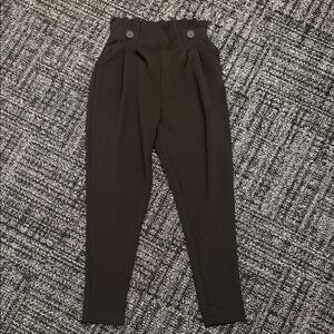 Shosho Black High-Waisted Pants